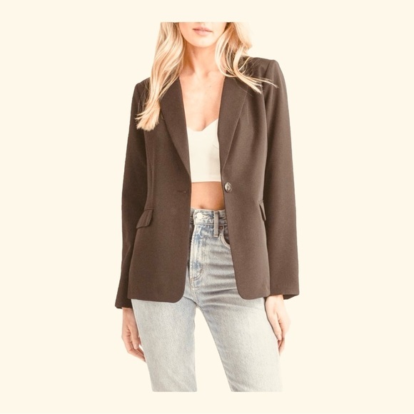 Lush Single Button Blazer NWOT - Picture 6 of 6